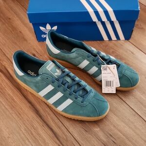 Adidas BRMD Suede Shoes Men's Blue and White Sneakers SIZE 11